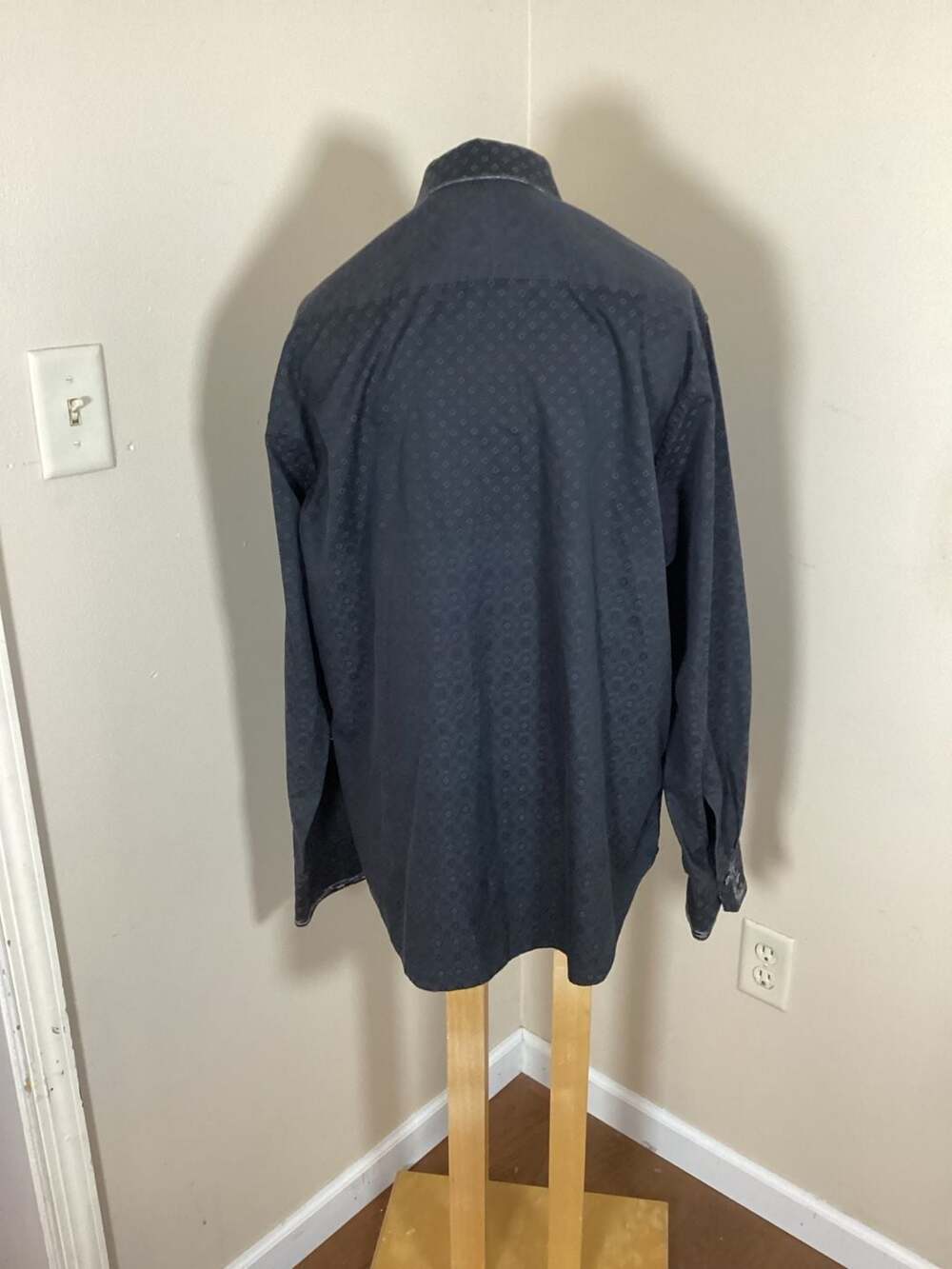 Robert Graham Men's Long Sleeve Button Down Shirt Geometric Pattern Size XL - Picture 4 of 4